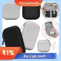 HONEYDEWD ที่จัดระเบียบของ เคสที่ชาร์จ ของใช้ในครัวเรือน กระเป๋าสาย USB อุปกรณ์เสริมอิเล็กทรอนิกส์ กระเป๋าเก็บของดิจิตอล กระเป๋าสายหูฟัง