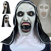 feibeinan66 สยองขวัญสยองขวัญ NUN Latex Mask W/headline valak คอสเพลย์สำหรับเครื่องแต่งกายฮาโลวีน