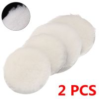 2Pcs 3/4/5/7 Wool Polishing Pads Waxing Polishing Buffing Pad Wheel For Car Auto Polisher 80/100/125/180mm