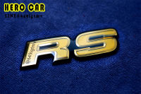 โลโก้ LOGO RS สีทอง ติดท้ายรถยนต์​ HONDA