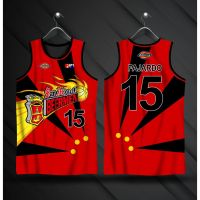 SAN MIGUEL BEERMEN RED JERSEY | JUNEMARD FAJARDO #15 | FULL SUBLIMATION