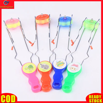 LeadingStar toy new Creative Light-up Gyro Wheel Rail Twirler Spinning Flashing Gyro Science Toy Kids Gifts Educational Puzzle Toys