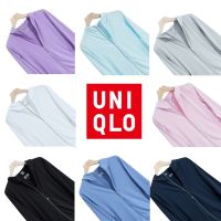 COD DSDFHFHGG Uniqlo AIRism เสื้อโค้ทกันแดด มีฮู้ด ป้องกันรังสียูวี UPF50 สําหรับผู้หญิง