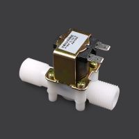 1 / 2 Plastic Solenoid Valve 12V 24V 220V Magnetic Washing Machine Pneumatic Pressure Controller Switch Waterproof Cover Washer Dryer Parts  Accessori