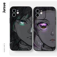 Soft Silicone Matching Couple Set Cartoon Anime Aesthetic Shockproof Phone Case Compatible For iPhone 14 13 12 11 Pro Max Se 2020 X Xr Xs 8 7 6s 6 Plus Casing Xyh952