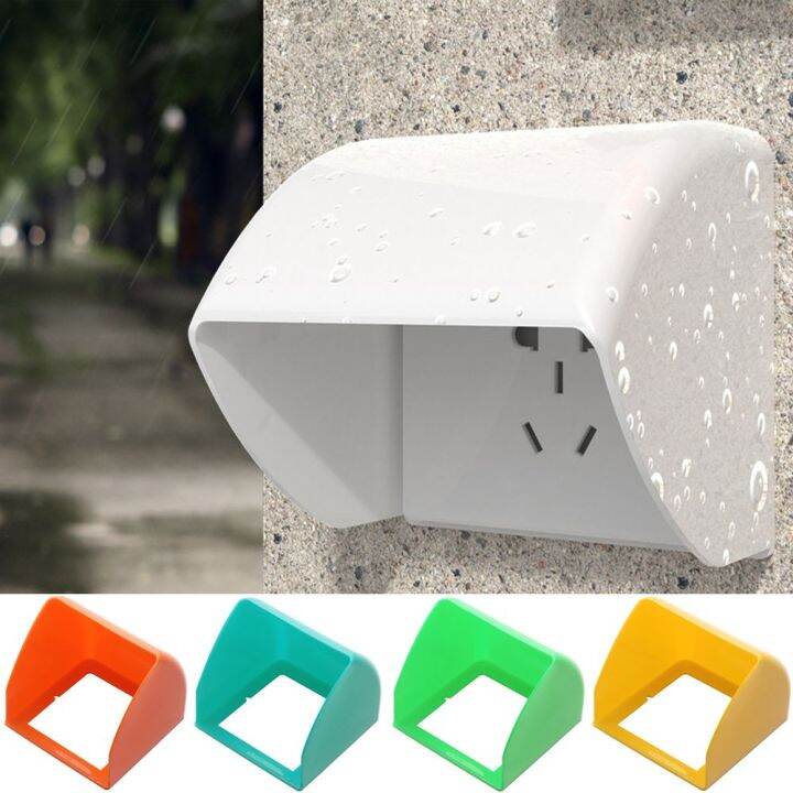 YIXIO Wall SelfAdhesive Power Outlet Supplies Rainproof Cover Box Switch Protective Cover