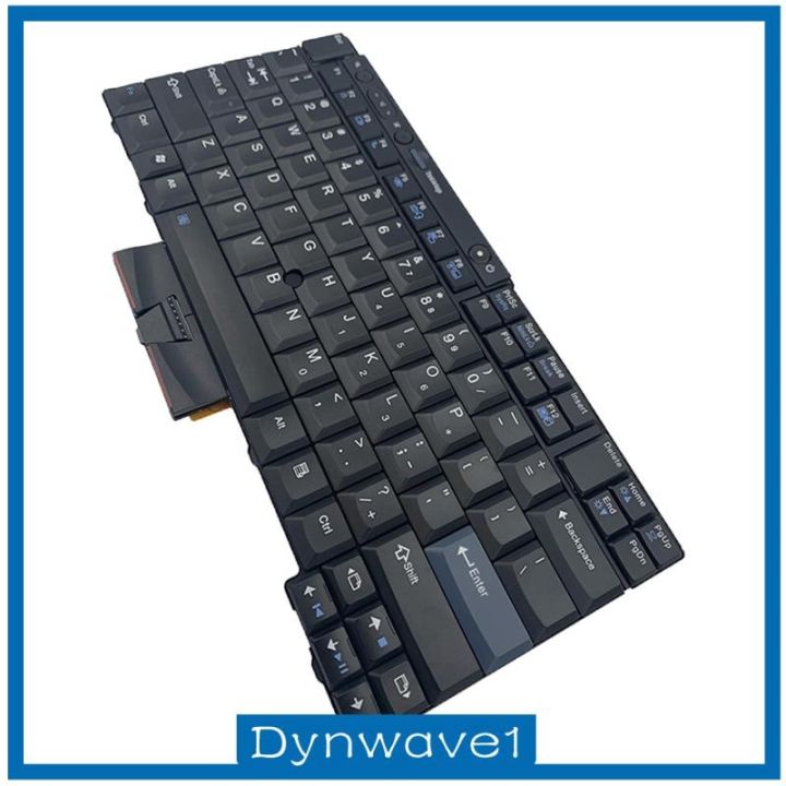 dynwave1-คีย์บอร์ดแล็ปท็อป-us-สีดํา-แบบเปลี่ยน-สําหรับ-thinkpad-t410-t410s-t420