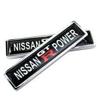 2 ชิ้น Nismo GTR โลหะรถสติกเกอร์ด้านหลังอัตโนมัติด้านหลังป้ายสัญลักษณ์สำหรับ Nissan Frontier Skyline Sentra Juke หมายเหตุในทางกลับกัน