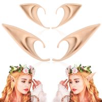 【hot】❐✸♚  Anime Elf Ears Dicas para Cosplay Vestir Trajes Acessórios Masquerade Elven Ears 1 Pares