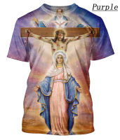 2023 God! New The cross fashion 3D T-shirt about Jesus Love Everone Christian  mens t-shirt