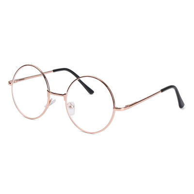 Myopia Glasses Women Men Ultra Light Metal Round Vintage Glasses Frame Classic Eyeglasses Glasses Diopter -1.00~-4.00