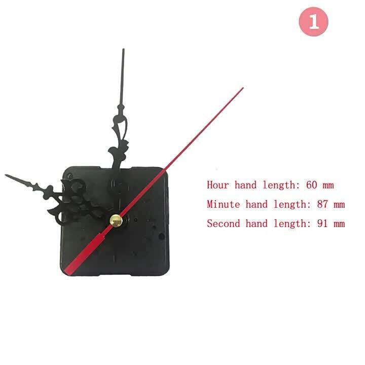 Set Wall Clock Movement Mechanism Clockwork with Hands Needles for DIY