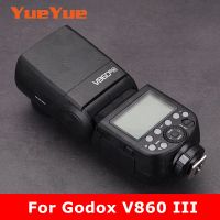 สำหรับ Godox V860III V860 III ป้องกันรอยขีดข่วนกล้องแฟลชสติ๊กเกอร์เสื้อห่อฟิล์มป้องกันร่างกายป้องกันผิวปก