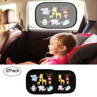 Car SunShade Side Window Cartoon Window For Children Adults Adsorption SunShade Cover Auto Rear Side Window Sunvisor Mesh