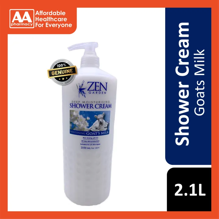 ZEN GARDEN SHOWER CREAM GOATS MILK (2.1L) Lazada
