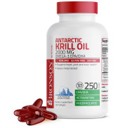 Organic Krill Oil Omega 3 EPA DHA - 2000mg - 250 viên Mỹ - Bổ mắt, tim mạch