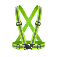 Elastic Strap Highlight Reflective Strap Adjustable Night Safety Cycling Vest Running Vest High Visibility Reflective Vest