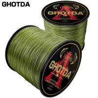 GHOTDA 100M 4 Strands 10-80LB Braided Fishing Line PE Multilament Braid Lines wire Smoother Floating Line Fishing Lines