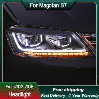 ไฟหน้ารถสำหรับ VW Magotan B7 2012-2016อัพเกรดเป็นสไตล์ B8 LED ไฟฉายคาดศีรษะไฟท้าย DRL ไฟฉายคาดศีรษะไฟหน้าประกอบ