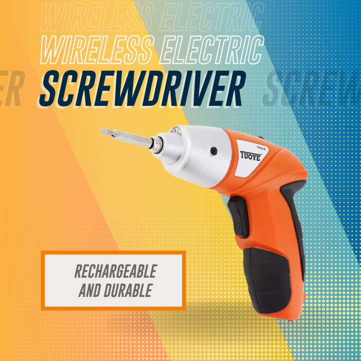 Original Wireless Electric Screwdriver Rechargeable Mini Portable