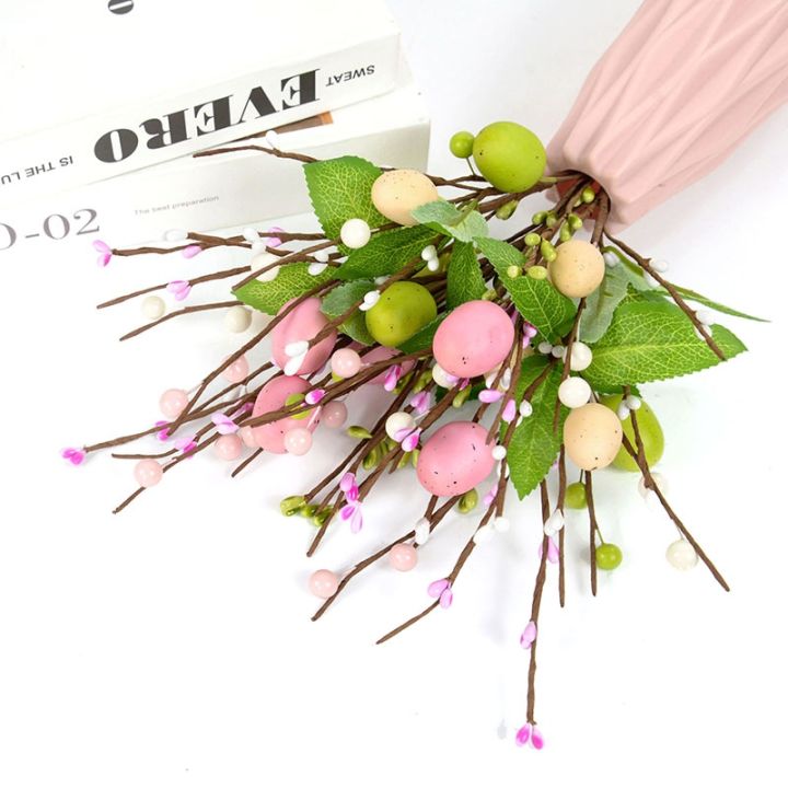 easter-artificial-egg-flower-foam-egg-tree-branch-fake-plant-room-table-ornaments-easter-decoration-2023-home-party-supplies