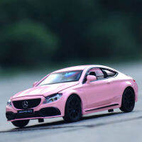 A1:32 Benz C63 AMG สีชมพู DieCast Auto Car รุ่น Super Sports Cars ของเล่นเด็ก Coche ยานพาหนะ Mclaren F31M