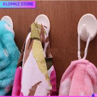 KLOMKZ 5pcs ห้องน้ำ ผู้จัดงาน ชั้นเก็บของ ตะขอเกี่ยว ตะขอติดผนัง กาวในตัว ไม้แขวนเสื้อ