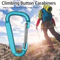 พวงกุญแจโลหะผสมหัวเข็มขัด Carabiner ตะขอเกี่ยวอุปกรณ์ปีนเขา COLLOQUY59UY5กลางแจ้งอุปกรณ์เดินป่าตั้งแคมป์