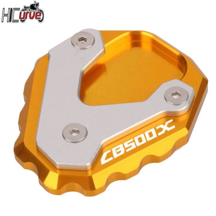 แผ่นขยายขาตั้งด้านข้างสำหรับมอเตอร์ไซค์ฮอนด้า-cb500x-cb-cb500-x-2019-2022-500x-ขยายแผ่นรอง