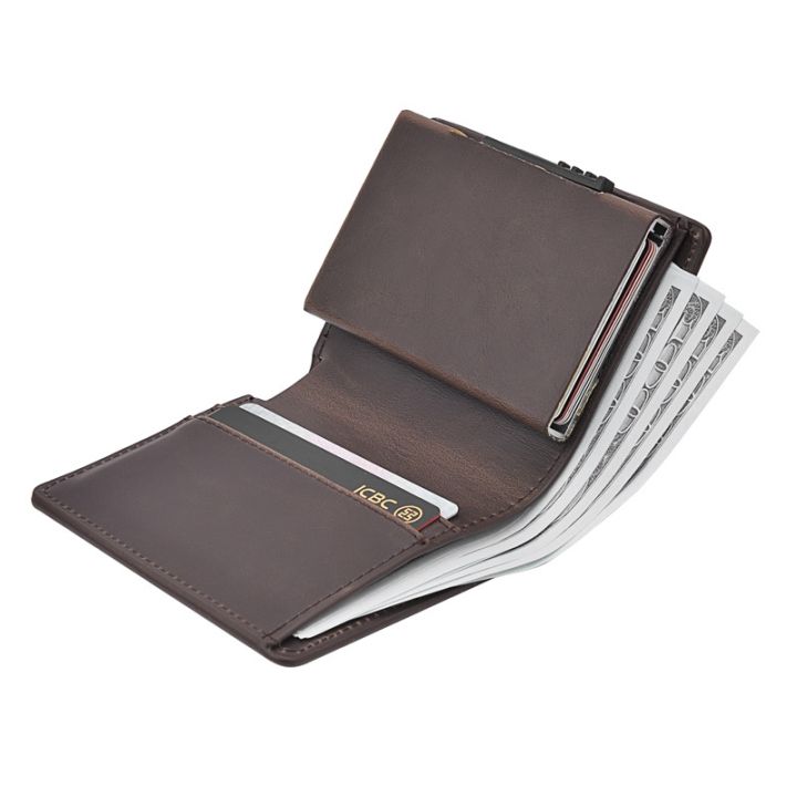 layor-wallet-กระเป๋าสตางค์การ์ดขนาดเล็กธุรกิจเครดิตโลหะอะลูมิเนียมกระเป๋าเงิน-rfid-การ์ดที่วางธุรกิจกระเป๋าสตางค์อัจฉริยะผู้ชาย