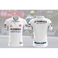 ยามาฮ่าคอตั้ง GP 2022แฟชั่น3D ขายดีพิมพ์ลายสำหรับผู้ชายเสื้อโปโล