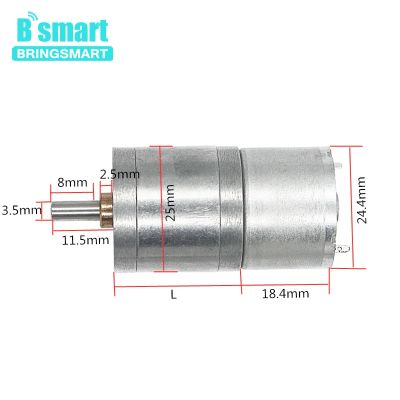 ：》{‘；； Bringsmart JGA25-310 12V Electric Motor DC 6V Gearbox Motor Gearbox Reversible Micro Motor For Smart Parts DIY Robot Engine