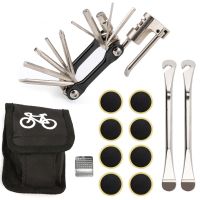 Bicycle Repair Tools Kit Bike Accessories Multi Tool Set with Pump Tire Patch Portable Mountain Road Bike Tire Auto Tool