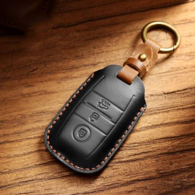 เคสกุญแจรถยนต์สำหรับ Kia Sportage 4 Seltos Sorento Optima Niro K5 K2อุปกรณ์เสริมปลอกที่ยึดพวงกุญแจตกแต่งรถ