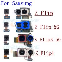 ต้นฉบับสําหรับ Samsung Galaxy Z Flip Flip2 Flip3 Flip4 5G ด้านหลังหันหน้าไปทางเซลฟี่ด้านหลังกล้องหลักโมดูลริบบิ้น Flex Cable Parts