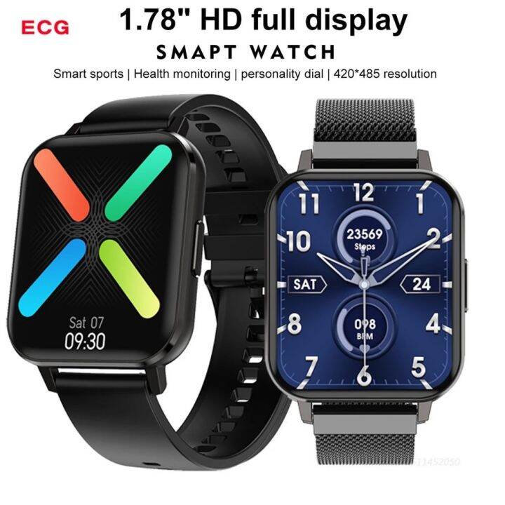 Smart Watch HuaWei IP68 Waterproof 1.78inch Big Screen ECG Heart Rate ...