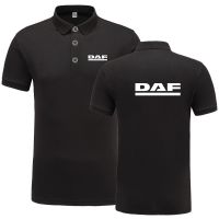 2023 NEW Style New pattern Polo Homme  Daf Logo Print Polo Shirt Business Camisa Polo Customized Polo