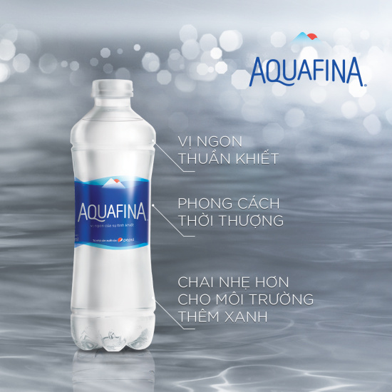 Hcm - freeship thùng 24 chai nước tinh khiết aquafina 500ml chai - ảnh sản phẩm 3