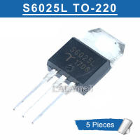 5pcs S6025L TO-220 S6025 TO220 SCR 25A 600V new original