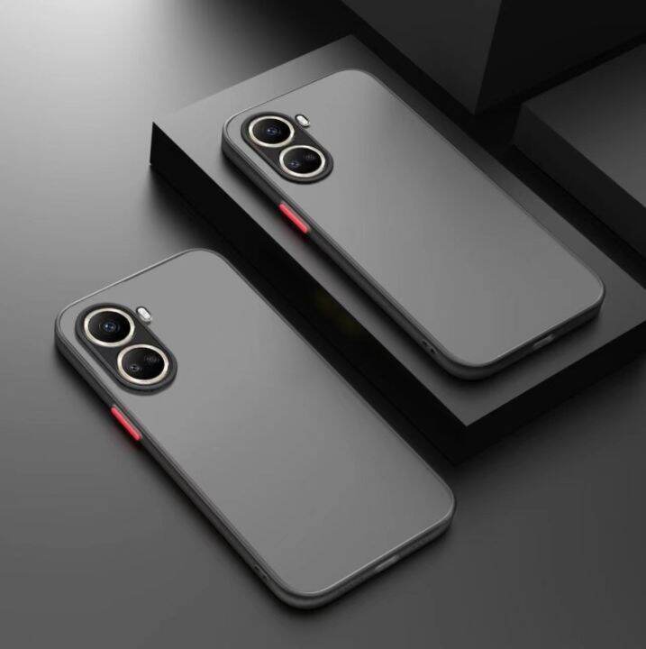 Case Realme C55 เคสโทรศัพท์ realme C55 เคสกันกระแทก ปุ่มสีผิวด้าน กัน ...