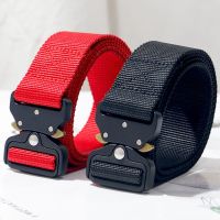 ORDINA Military Multifunctional Sports Belt Nylon Buckle Metal Canvas Tactical belt Belt Waist Belt Training Belt