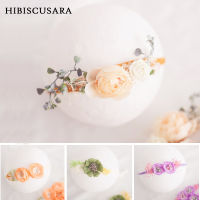 Baby Girl Elastic Flower Headbands Princess Infant Photography Accessories Hand Made Newborn Bebe Headwear Photo Props