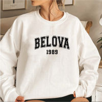 Belova 1989 Sweatshirt Yelena Belova Shirt Romanoff 1984 Sweatshirt Women Long Sleeve Pullovers Graphic Hoodies Tops