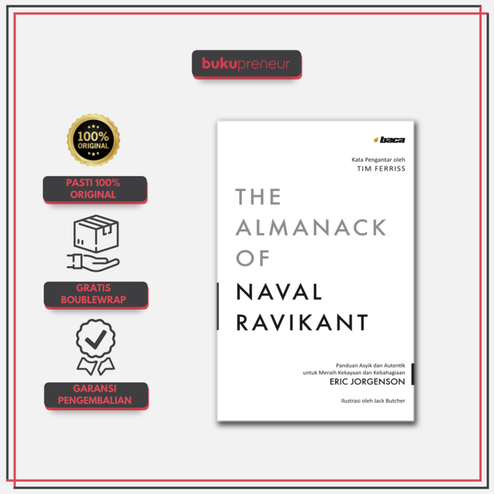 The Almanack Of Naval Ravikant - ERIC JORGENSON | Lazada Indonesia