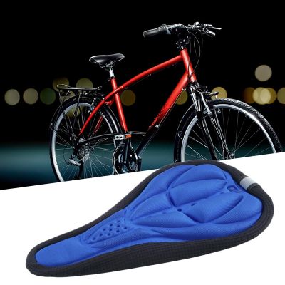 【LZ】♣☜☸  Almofada do assento de bicicleta super macia Mountain Bike 3D Saddle Cover Espesso Respirável Silicone Esponja Gel Acessórios de bicicleta