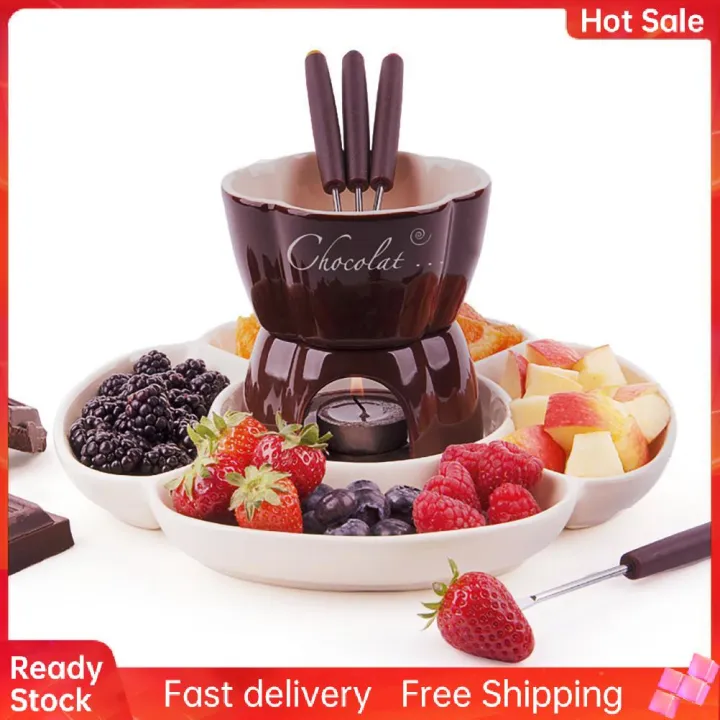 Ganeck 2 Sets Multifunction Pot Hot Chocolate Mug Pocelain