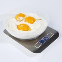 Kitchen Scale เครื่องชั่งในครัว แบบดิจิตอล 5 Kg. ทศนิยม 2 จุด (สีเงิน)