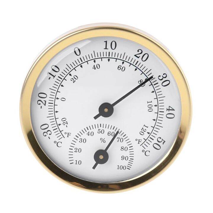 2 in 1 Temperature Humidity Gauge Analog Hygrometer 58mm Diameter for