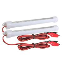 2x 12V Car LED SMD Interior Light Bar Tube Strip Lamp Van Boat Caravan Motorhome Cold White