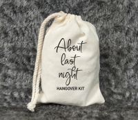 20 Pcs About last night Hangover Kit Bags - Bachelorette Party Favors - Custom Recovery Kit - Hangover kit - Las Vegas Hangover